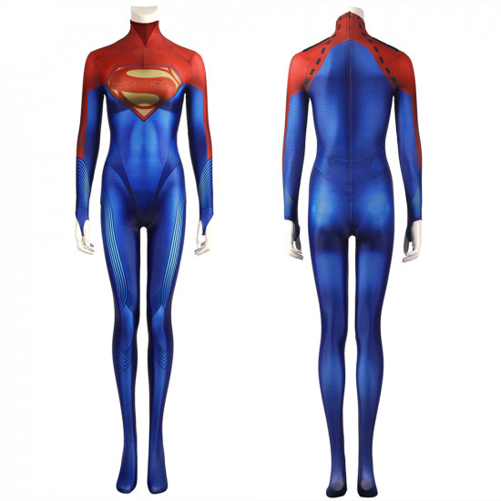 2022 Flashpoint Superwoman Supergirl Mono con Capa de Cosplay