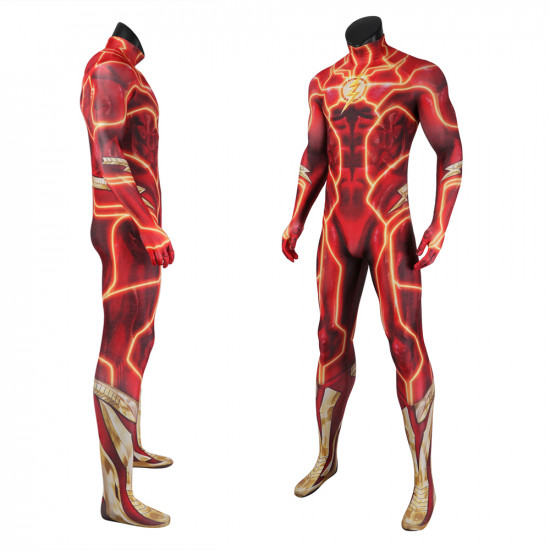 2023 The Flash Flashpoint Flash Mono de Cosplay