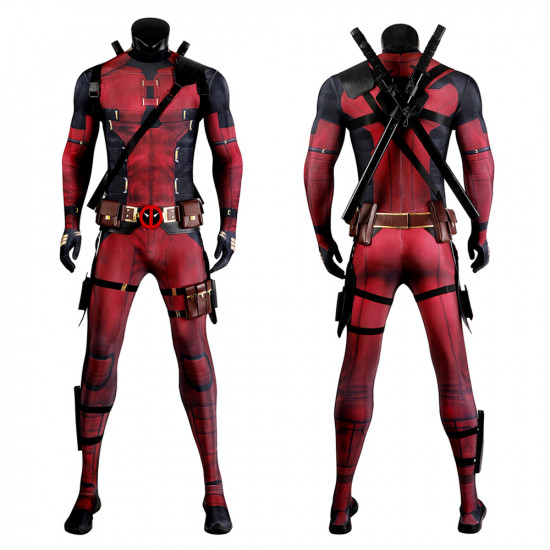 2024 Deadpool 3 Deadpool Mono de Cosplay Juego Completo