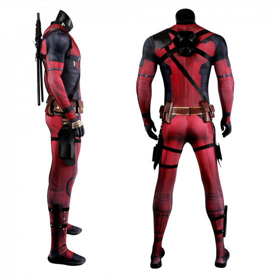 2024 Deadpool 3 Deadpool Mono de Cosplay Juego Completo