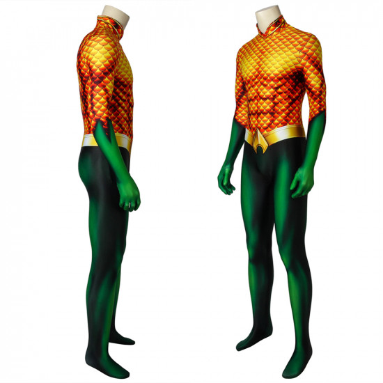 Aquaman Arthur Curry Mono 3D de Cosplay