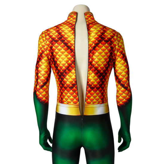 Aquaman Arthur Curry Mono 3D de Cosplay