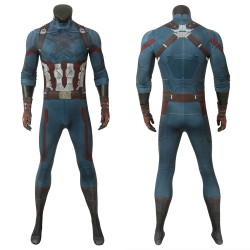 Avengers 3 Infinity War Captain America Mono Zentai 3D