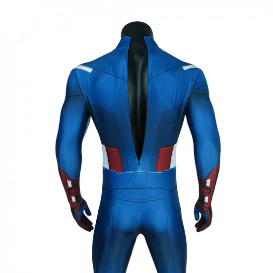 Avengers Captain America Mono Zentai 3D