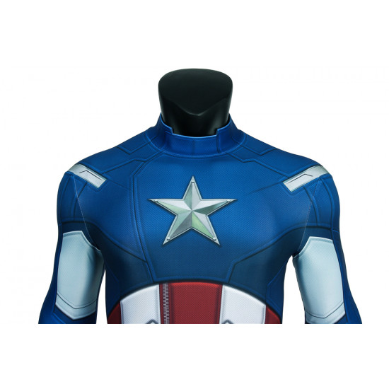 Avengers Captain America Mono Zentai 3D