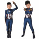 Avengers Endgame Captain America Mono Zentai 3D para Niños