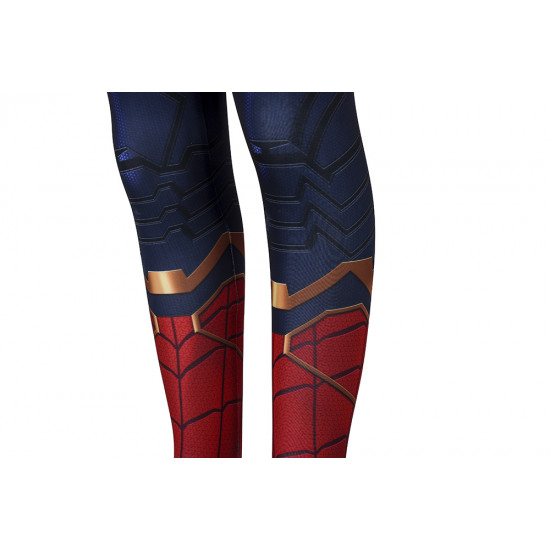 Avengers Endgame Iron Spiderman Mono Zentai 3D para Niños