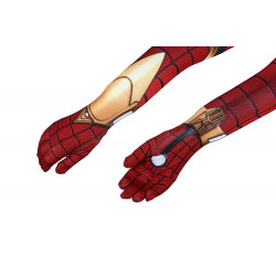 Avengers Endgame Iron Spiderman Mono Zentai 3D para Niños