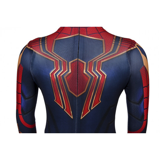 Avengers Endgame Iron Spiderman Mono Zentai 3D para Niños