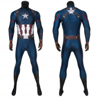 Avengers Endgame Steven Rogers Captain America Mono Zentai 3D