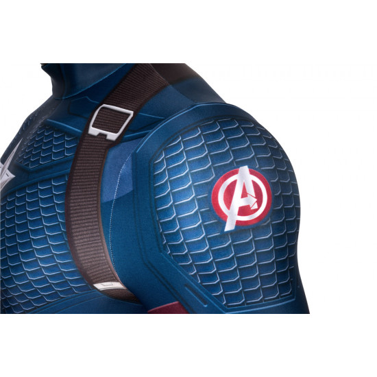 Avengers Endgame Steven Rogers Captain America Mono Zentai 3D