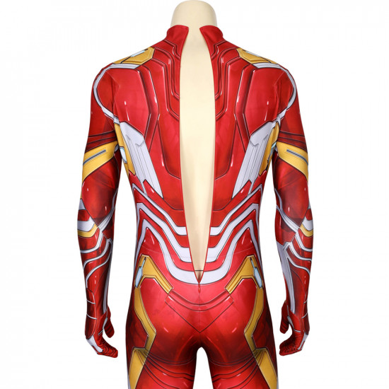 Avengers Iron Man Tony Stark Nanotech Traje Mono de Cosplay