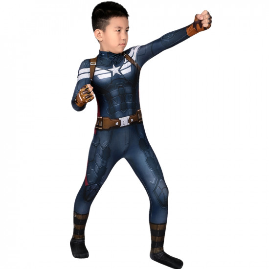 Captain America 2 The Winter Soldier Steve Rogers Mono 3D para Niños