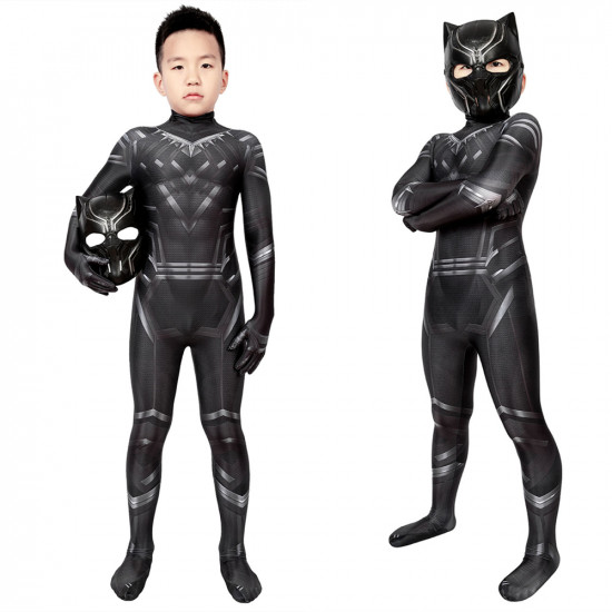 Civil War T'Challa Black Panther Mono 3D para Niños