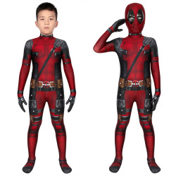 Deadpool Mono 3D de Cosplay para Niños