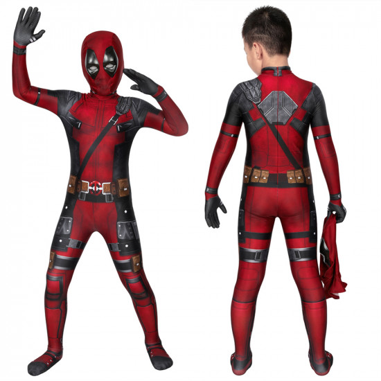 Deadpool Mono 3D de Cosplay para Niños