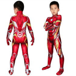 Iron Man Tony Stark Nanotech Traje Mono 3D para Niños