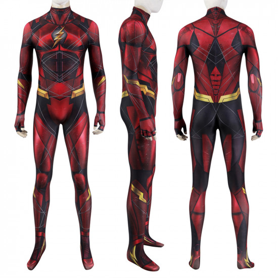 Justice League Barry Allen The Flash Mono de Cosplay