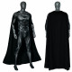 Justice League Superman Mono Negro de Cosplay con Capa