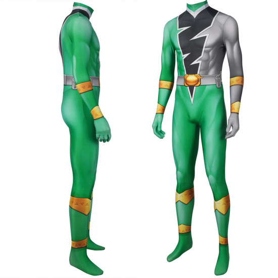 Kishiryu Sentai Ryusoulger Verde Solider Mono de Cosplay