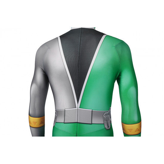 Kishiryu Sentai Ryusoulger Verde Solider Mono de Cosplay