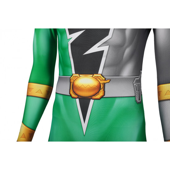 Kishiryu Sentai Ryusoulger Verde Solider Mono de Cosplay