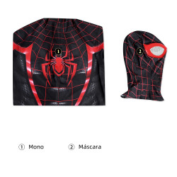 Marvel's Spider-Man 2 Miles Morales Mono de Cosplay