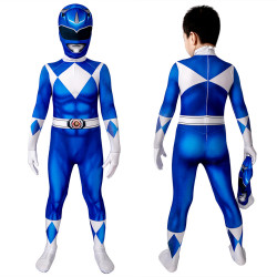 Power Rangers Billy Azul Ranger Mono para Niños