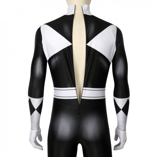 Power Rangers Zack Negro Ranger Mono de Cosplay