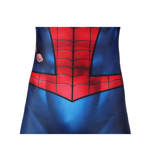 PS5 Marvel's Spider-Man Clásico Dañado Traje Mono para Niños