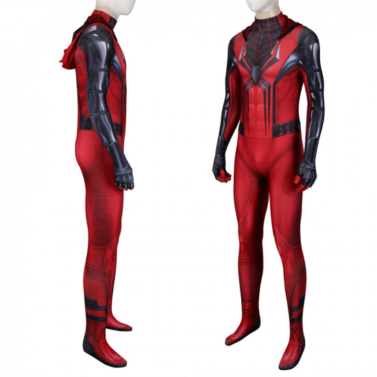 PS5 Spider-Man Crimson Cowl Traje Mono de Cosplay