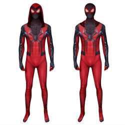 PS5 Spider-Man Crimson Cowl Traje Mono de Cosplay