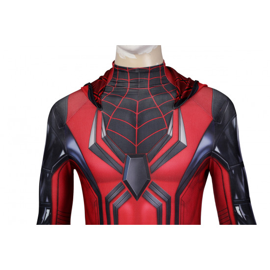 PS5 Spider-Man Crimson Cowl Traje Mono de Cosplay