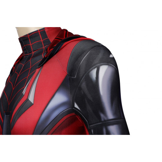 PS5 Spider-Man Crimson Cowl Traje Mono de Cosplay