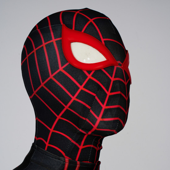 PS5 Spider-Man Miles Morales Mono Blanco de Cosplay