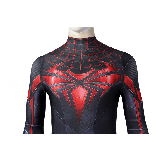 PS5 Spider-Man Miles Morales Traje Técnico Avanzado Mono de Cosplay