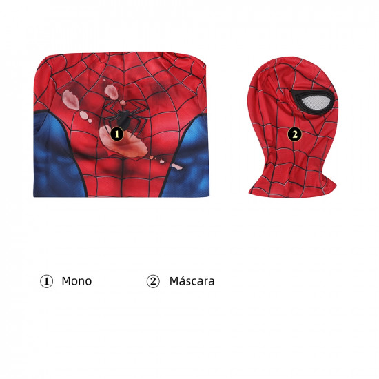 PS5 Spider-Man Traje Clásico Mono Versión Dañada