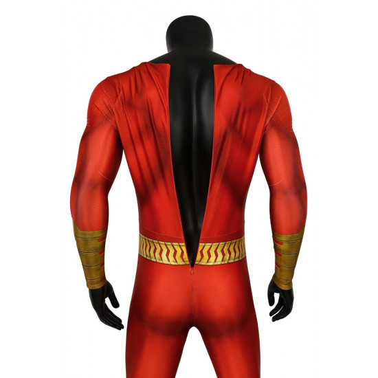 Shazam Billy Baston Mono 3D de Cosplay con Capa