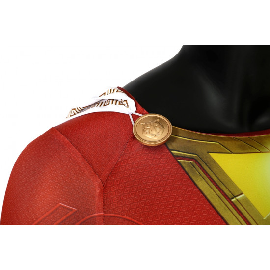 Shazam Billy Baston Mono 3D de Cosplay con Capa