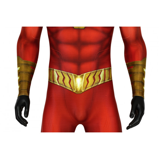 Shazam Billy Baston Mono 3D de Cosplay con Capa