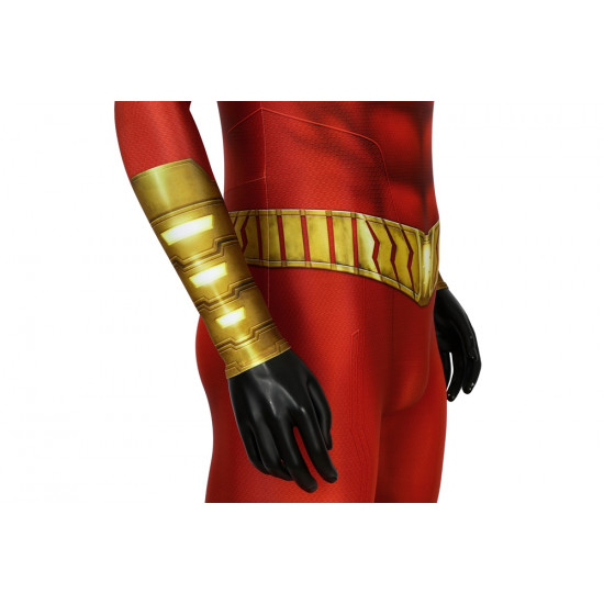 Shazam Billy Baston Mono 3D de Cosplay con Capa