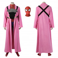 Spider-Man Across The Spider-Verse Peter Parker Pink Disfraz de Cosplay