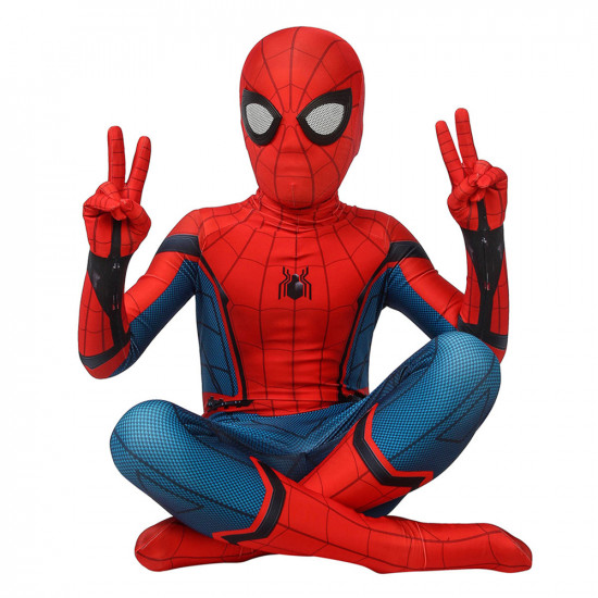 Spider-Man Clásico Mono 3D Zentai para Niños