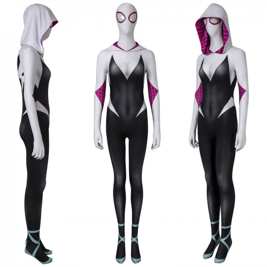 Spider-Man Into The Spider-Verse Gwen Stacy Mono 3D Zentai