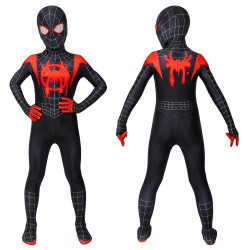 Spider-Man Into the Spider-Verse Miles Morales 3D Zentai para Niños