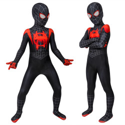 Spider-Man Into the Spider-Verse Miles Morales 3D Zentai para Niños