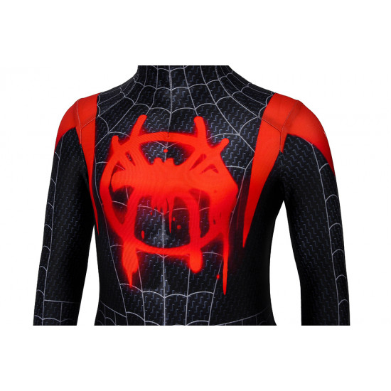 Spider-Man Into the Spider-Verse Miles Morales 3D Zentai para Niños