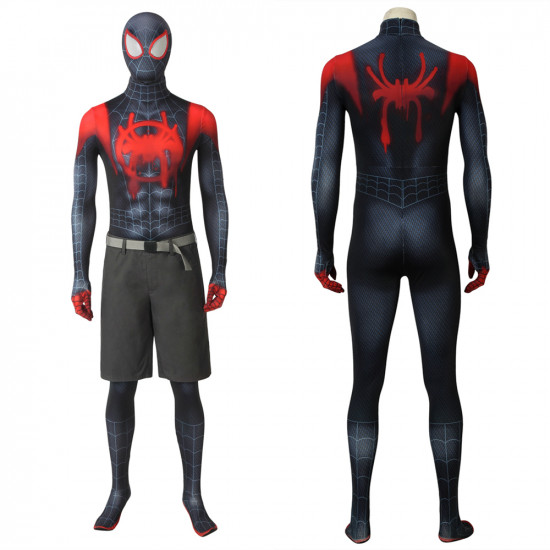 Spider-Man Into the Spider-Verse Miles Morales Disfraz de Cosplay