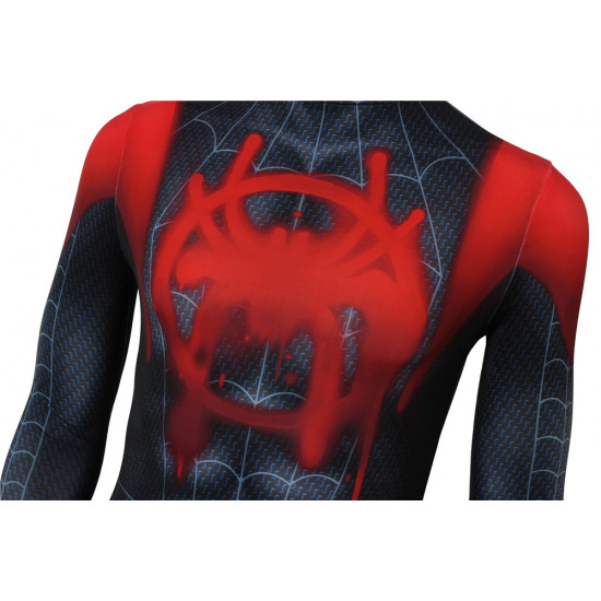 Spider-Man Into the Spider-Verse Miles Morales Mono 3D Zentai