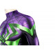 Spider-Man Miles Morales Reinado Morado Traje Mono de Cosplay